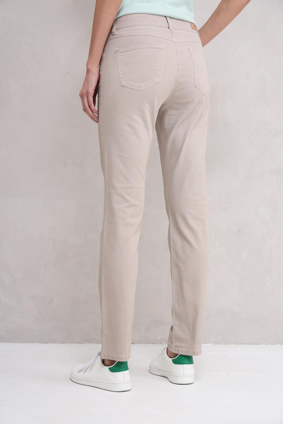 Брюки Angels прямого кроя бежевые