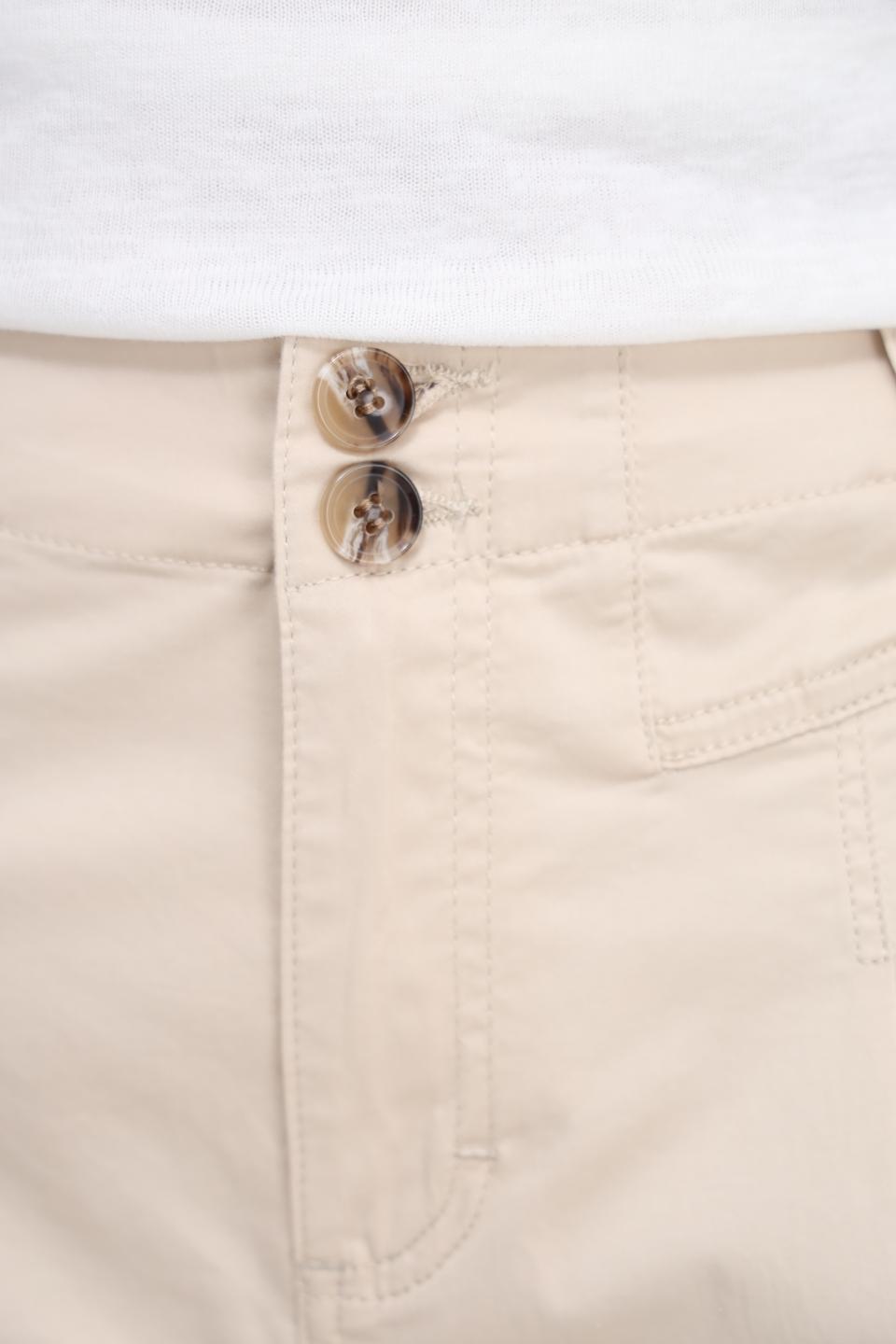 Брюки Angels прямого кроя бежевые