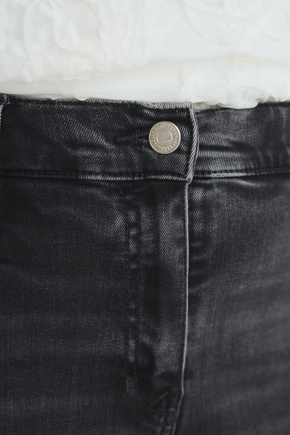 Джинсы Gerry Weber серые с потертостями