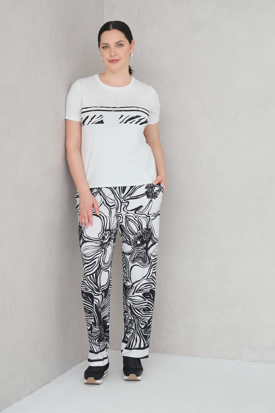 Брюки Tuzzi с цветочным принтом