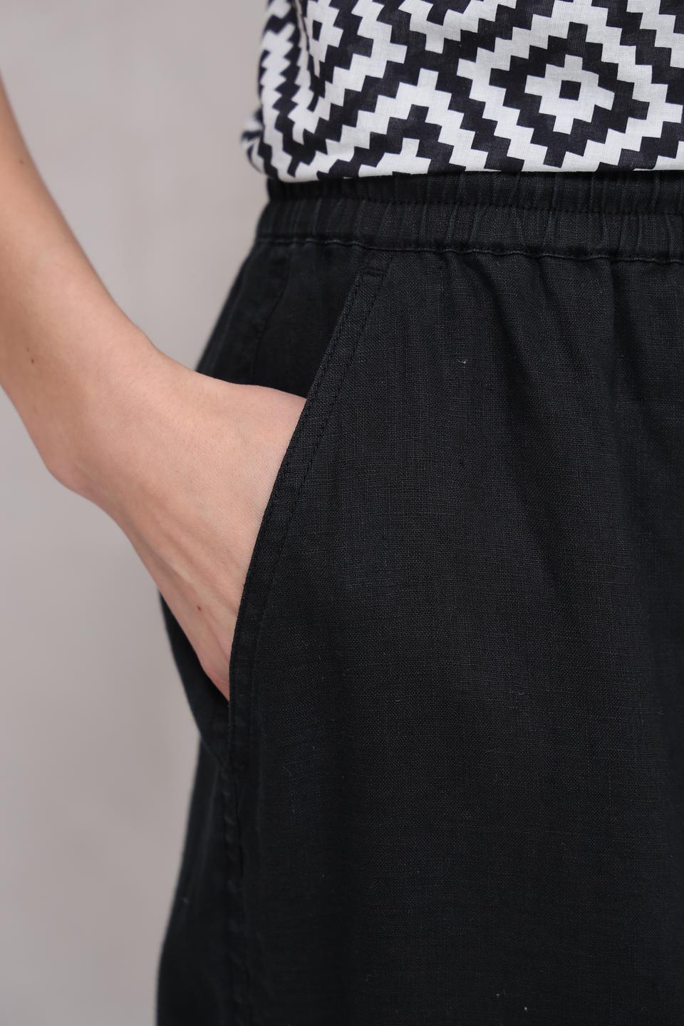 Брюки кюлоты Marc Aurel чёрные