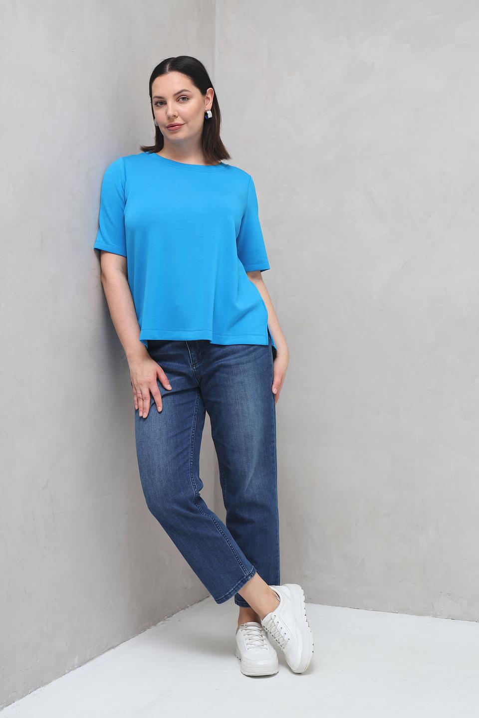 Футболка Via Appia DUE бирюзовая