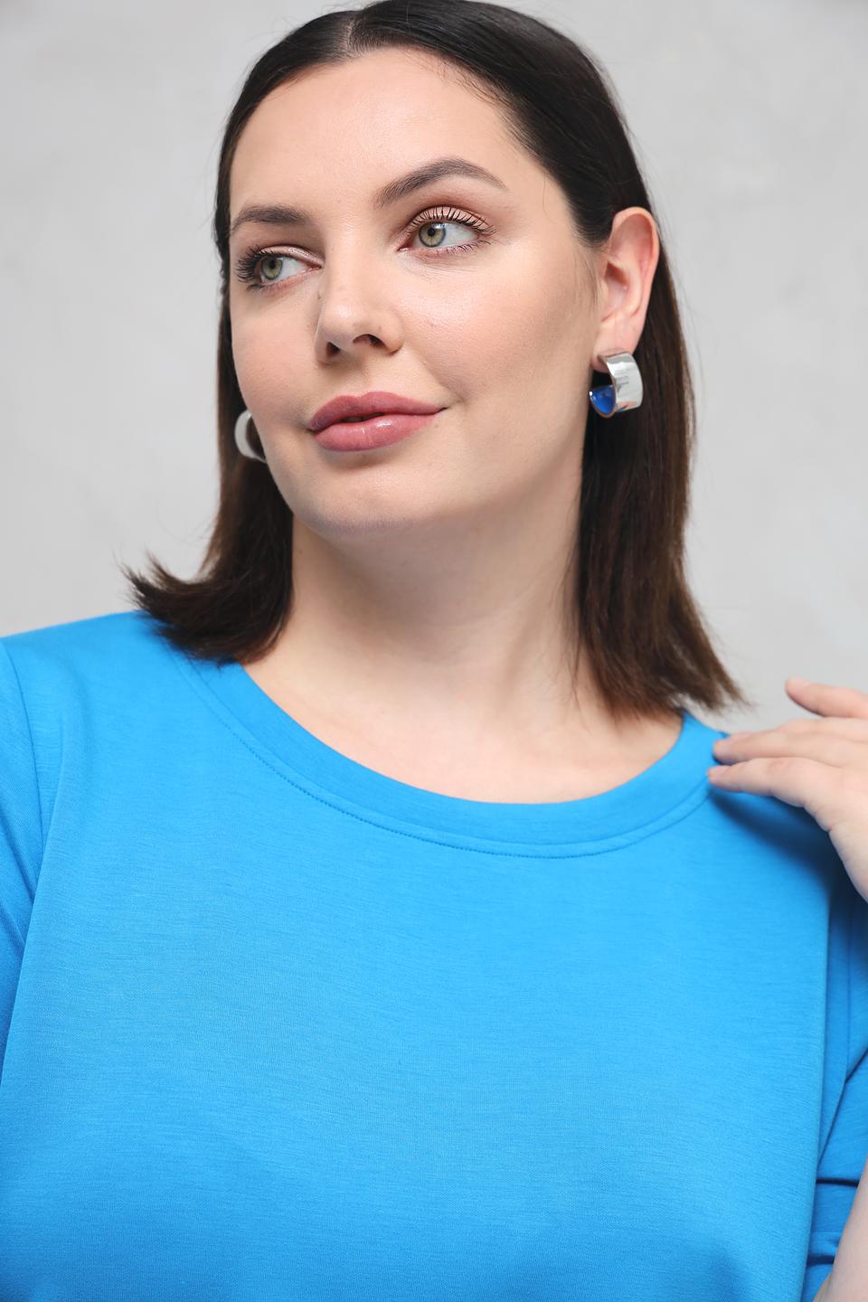 Футболка Via Appia DUE бирюзовая