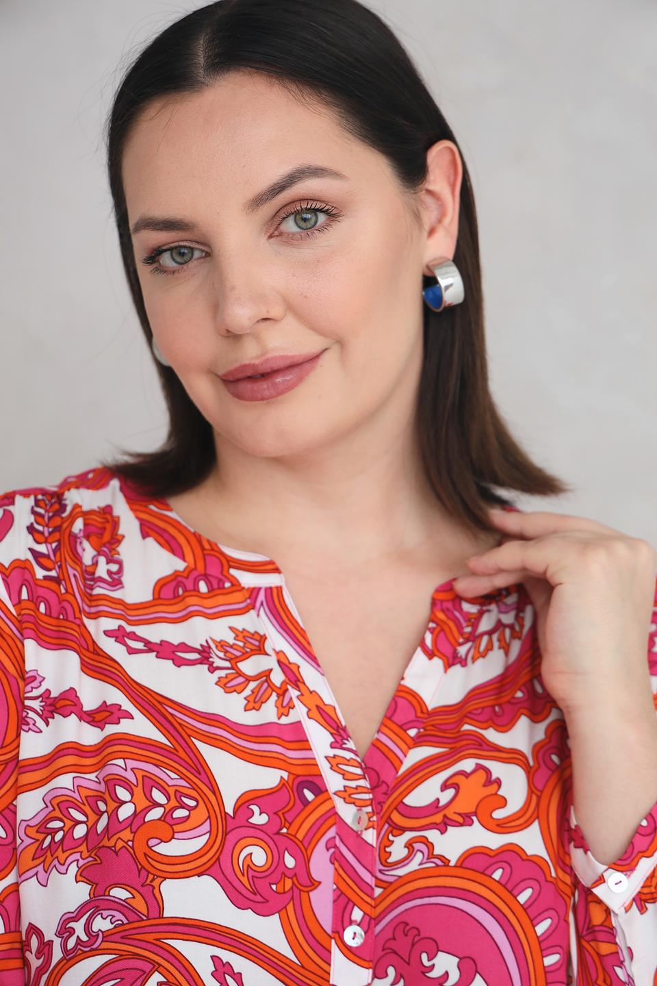 Блуза Via Appia с принтом пейсли