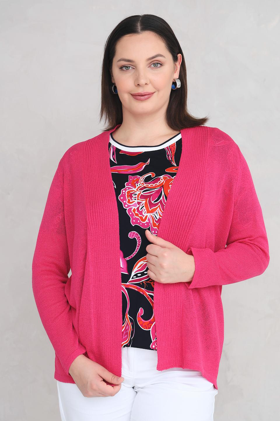 Жакет Via Appia с цветочным узором