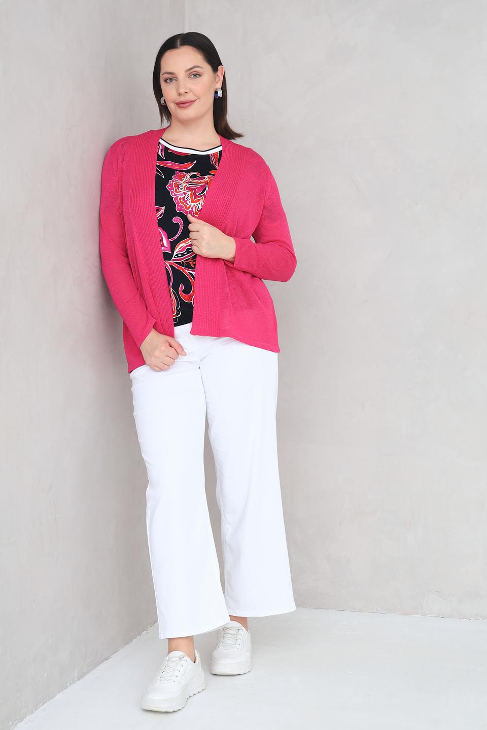 Жакет Via Appia с цветочным узором