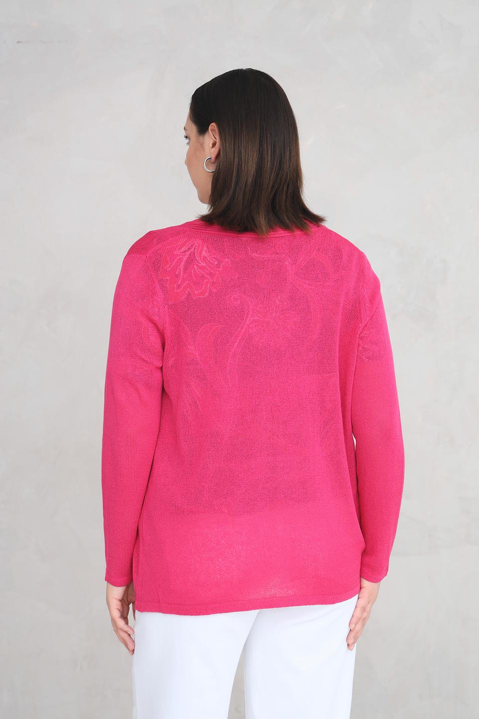 Жакет Via Appia с цветочным узором