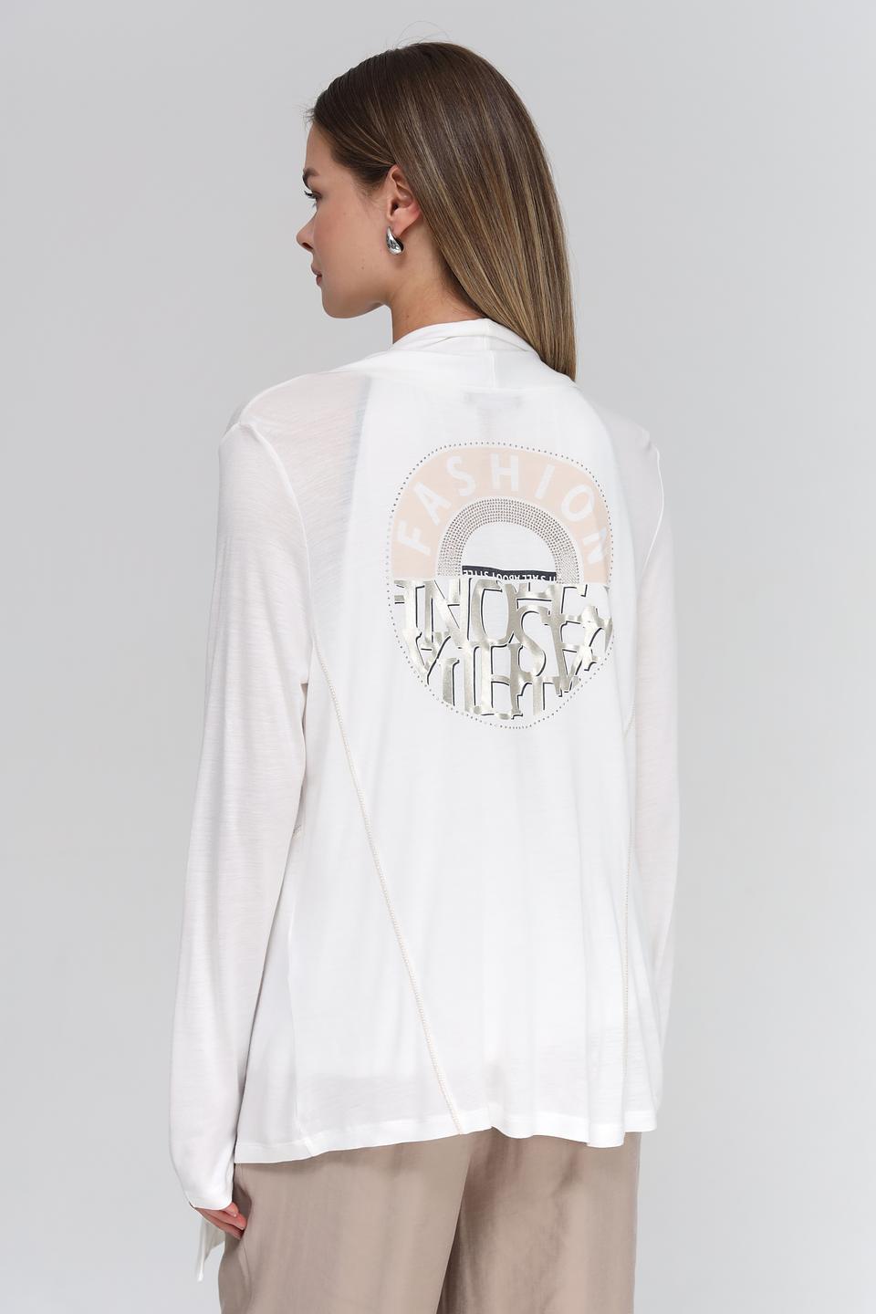 Жакет Tuzzi белый с принтом