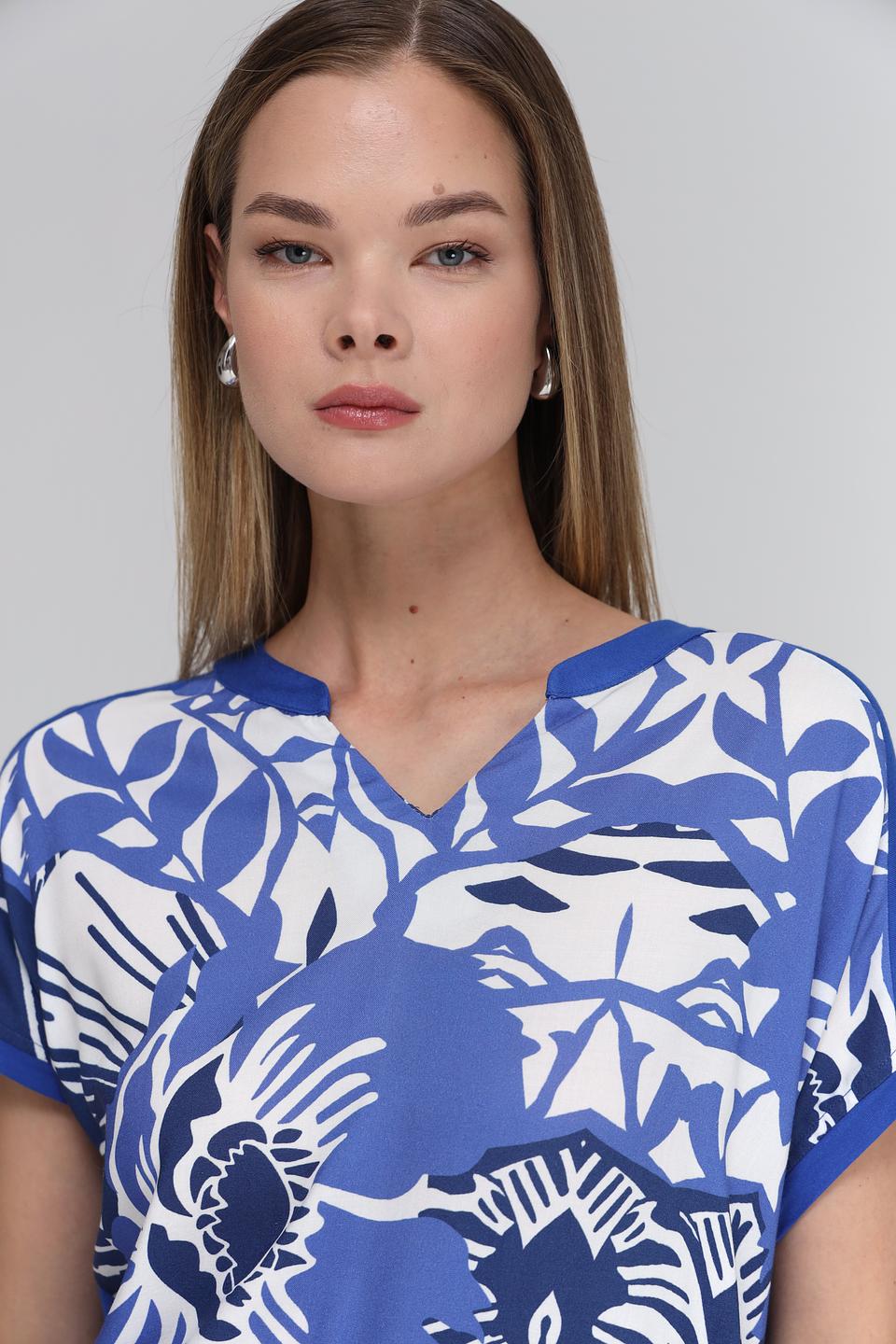 Блуза Bianca с цветочным принтом