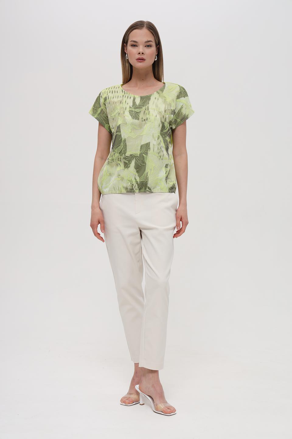 Футболка Lecomte с принтом