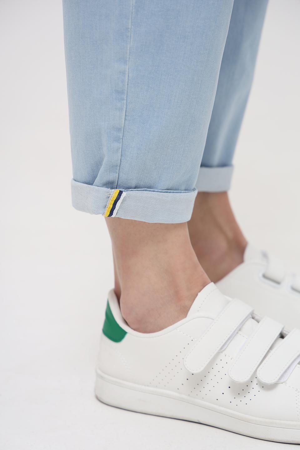 Джинсы Ppep. голубые relaxed