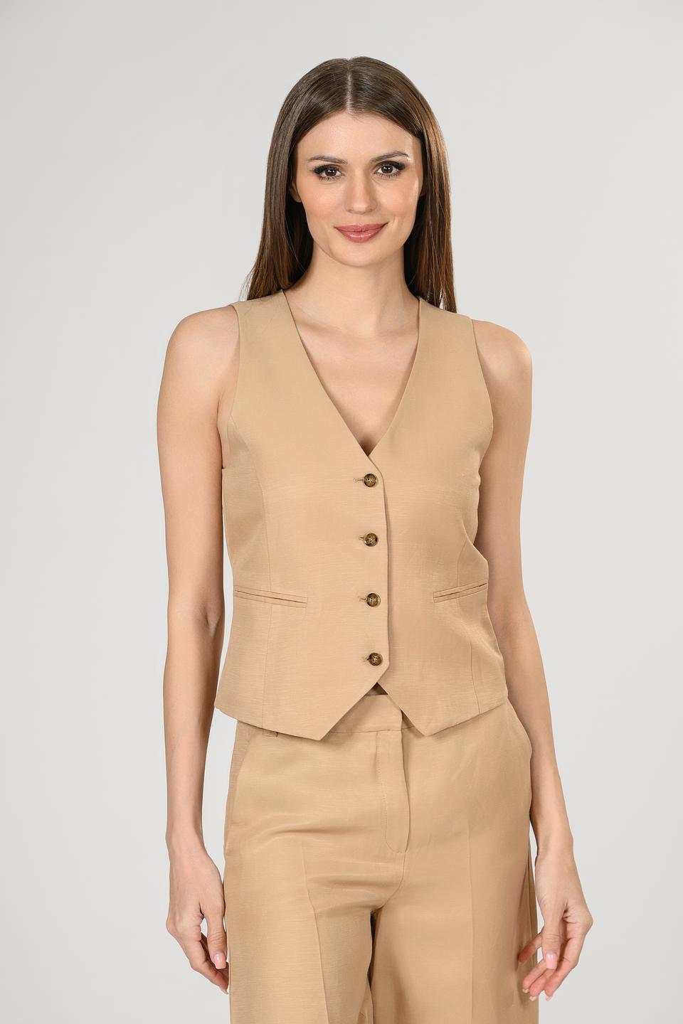 Жилет i Blues женский бежевый