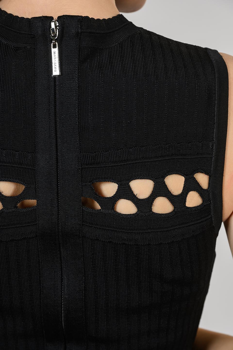 Платье Marciano чёрное с вырезами