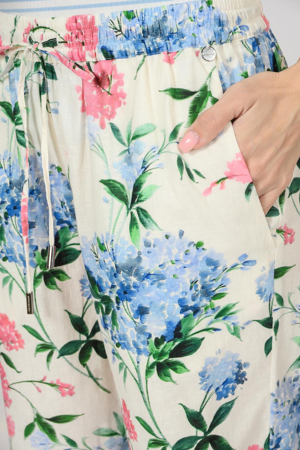 Брюки Rich and Royal с цветочным принтом