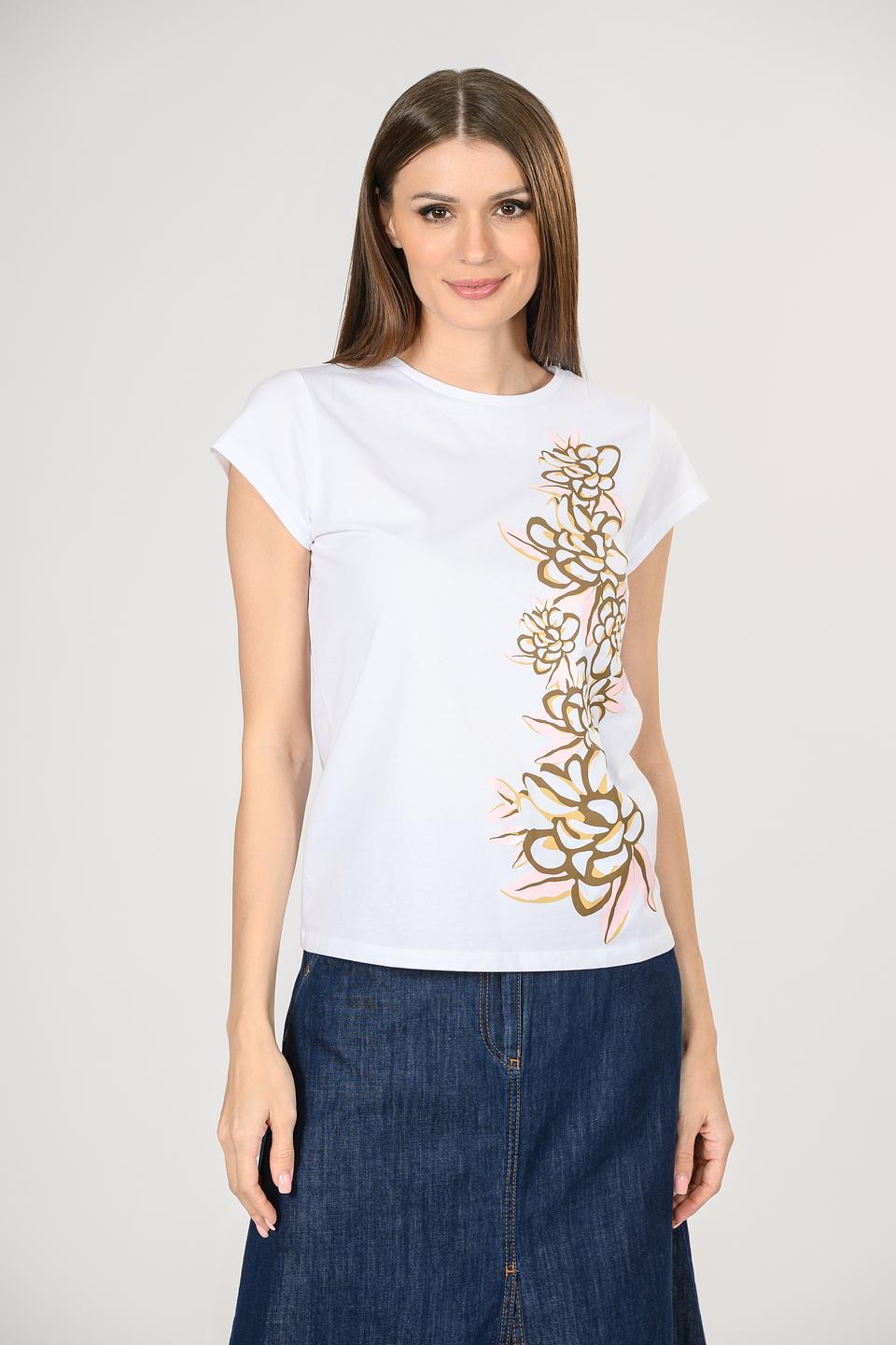Футболка i Blues с цветочным принтом
