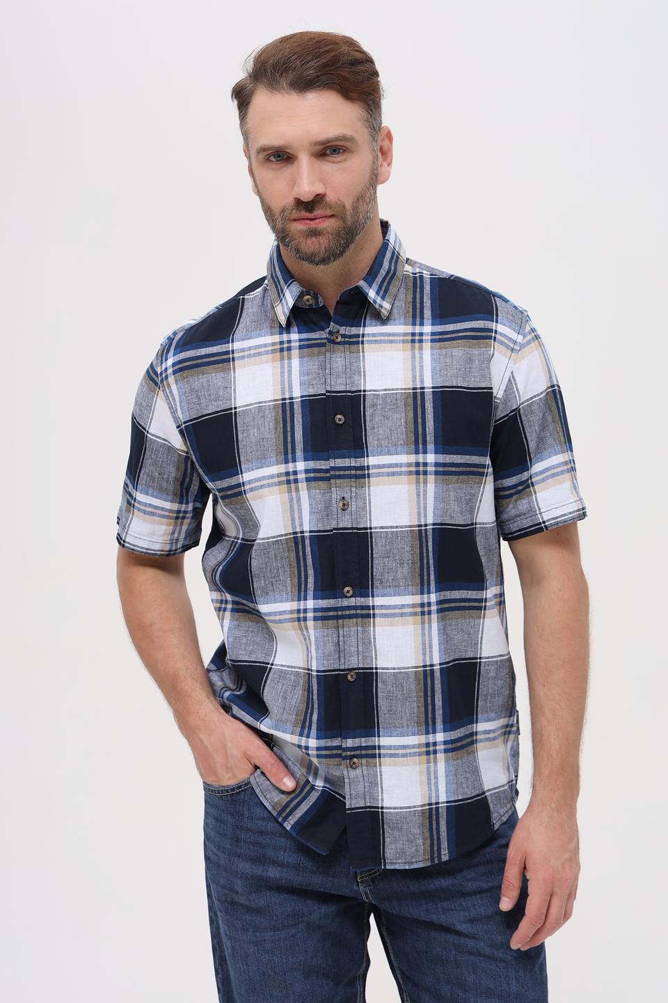 Рубашка кр Tom Tailor в клетку