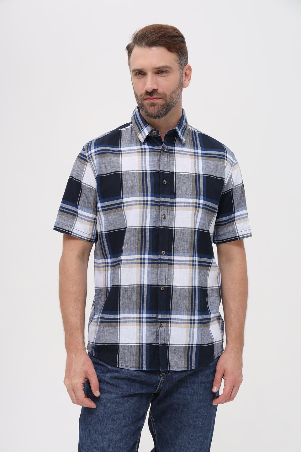 Рубашка кр Tom Tailor в клетку