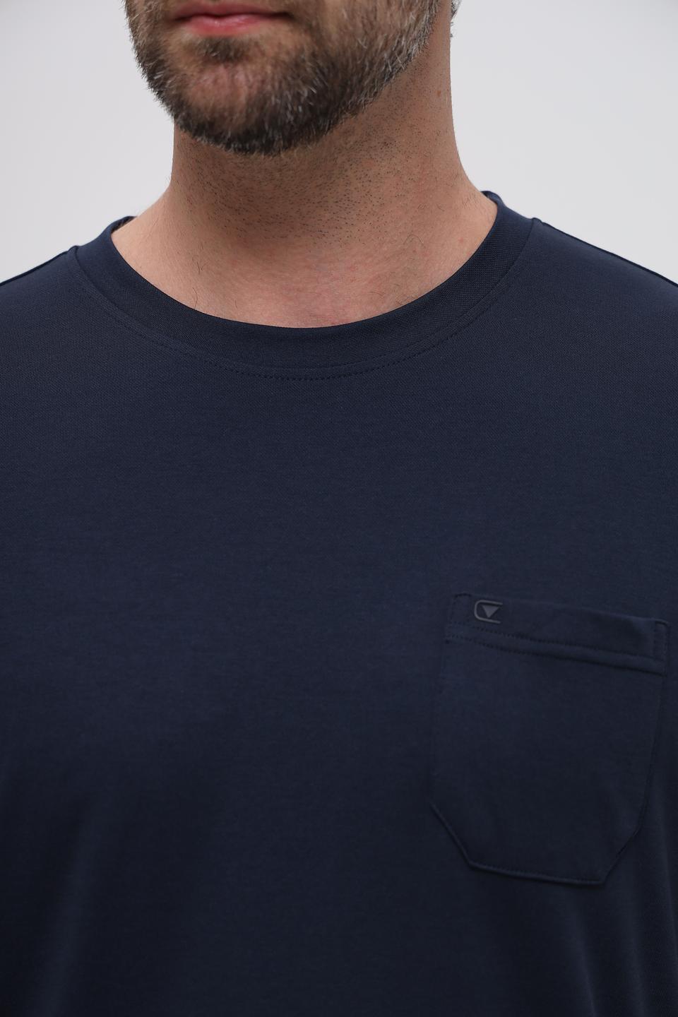 Футболка Casa Moda с карманом синяя