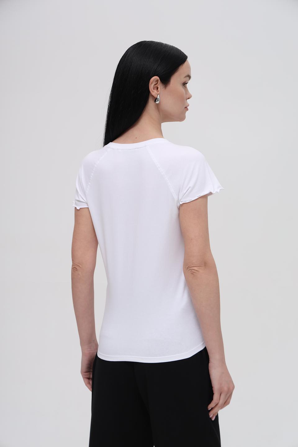 Футболка Tom Tailor denim белая