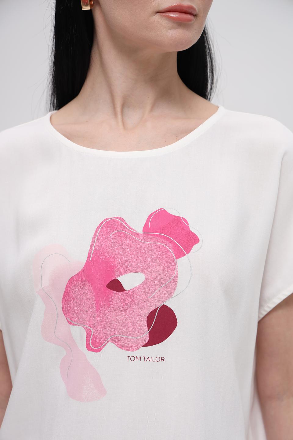 Футболка Tom Tailor с цветочным принтом