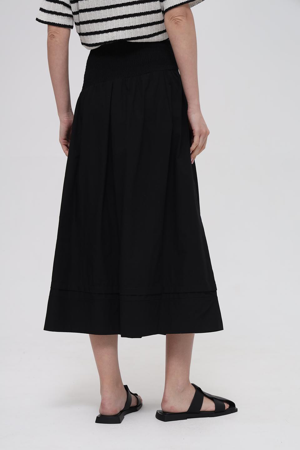 Юбка Margittes чёрная, плиссе