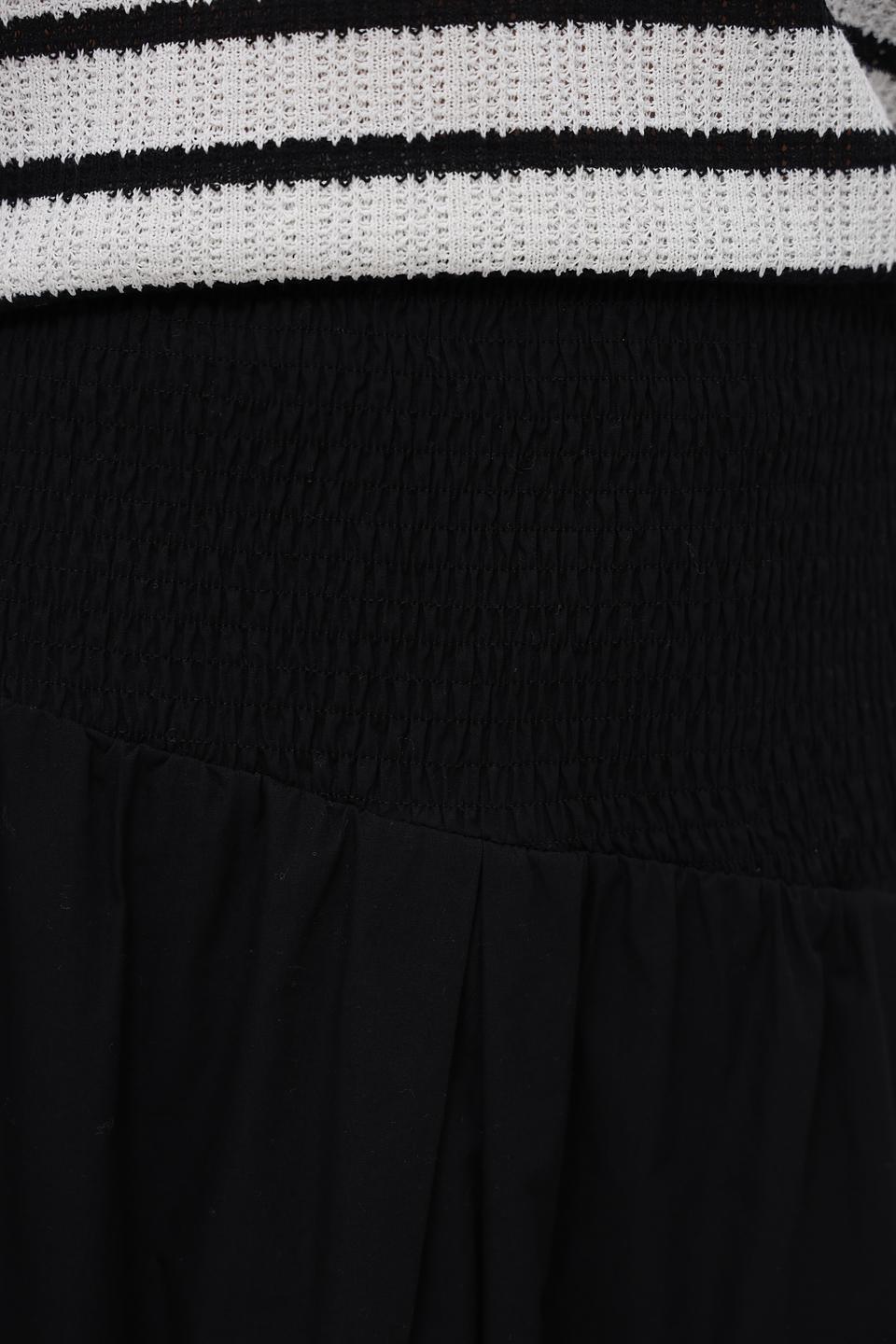 Юбка Margittes чёрная, плиссе