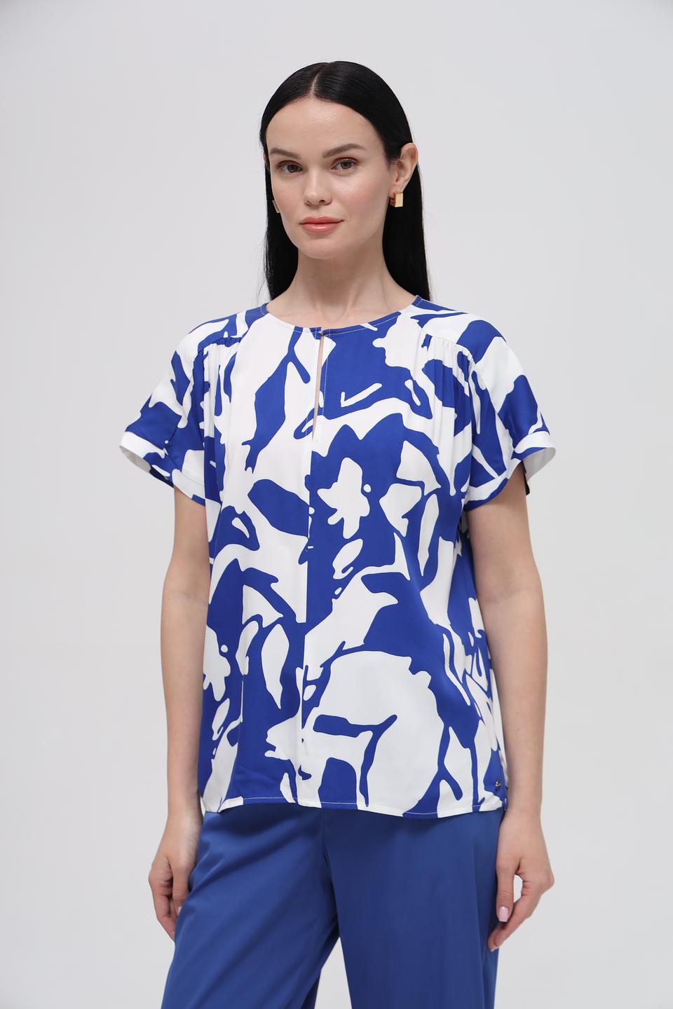 Блуза Bugatti с абстрактным принтом