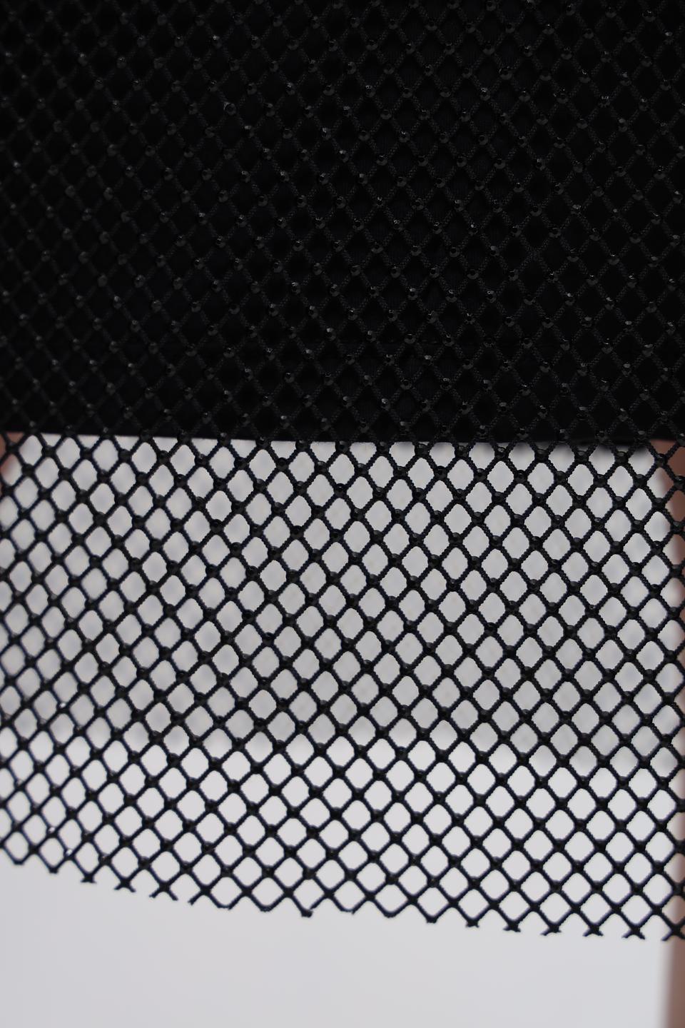 Юбка Taifun чёрная с сеткой