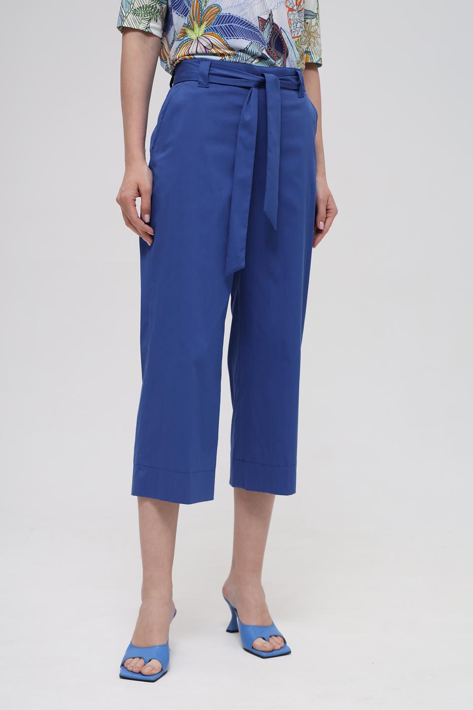 Бриджи Bianca с поясом синие