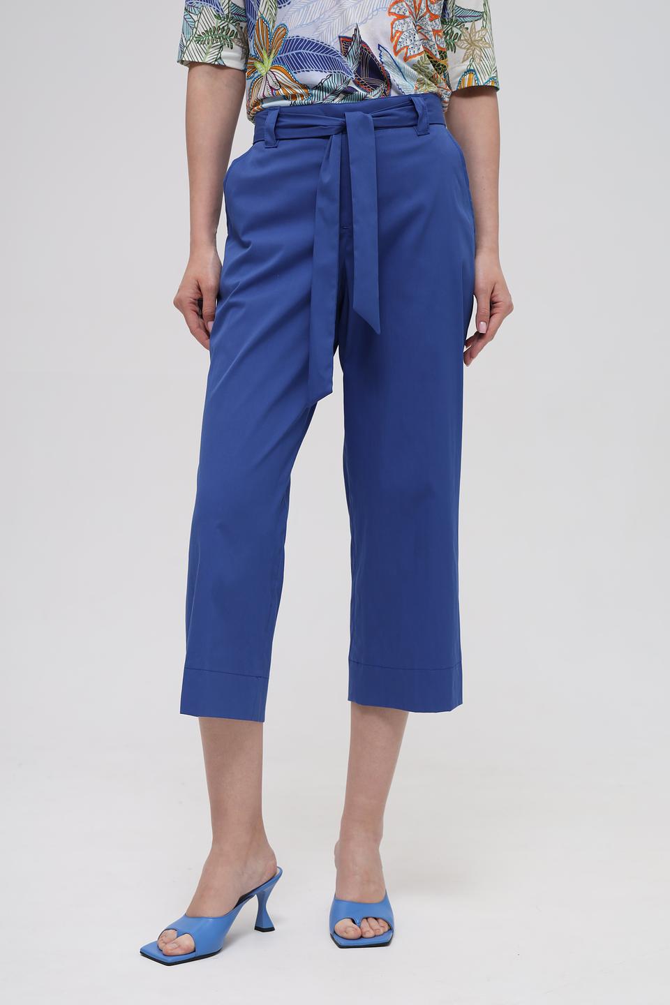 Бриджи Bianca с поясом синие