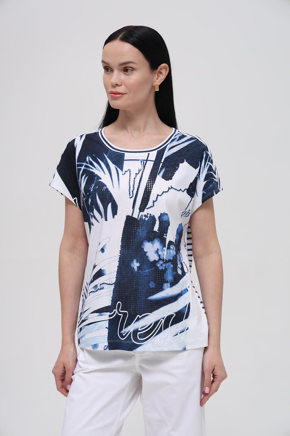 Футболка Lecomte с принтом