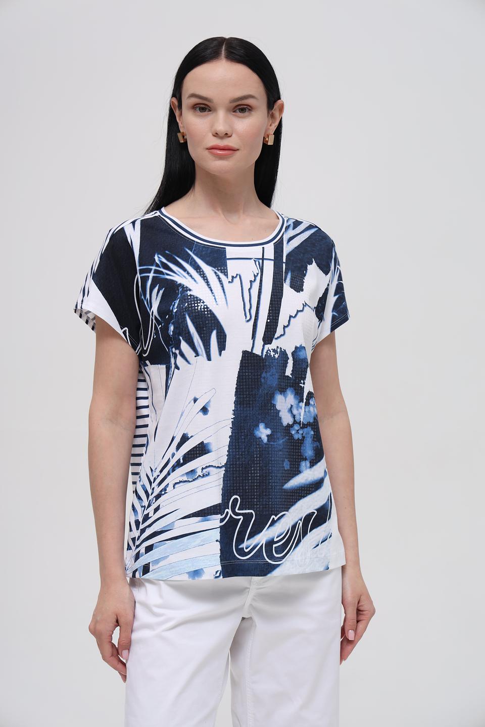 Футболка Lecomte с принтом