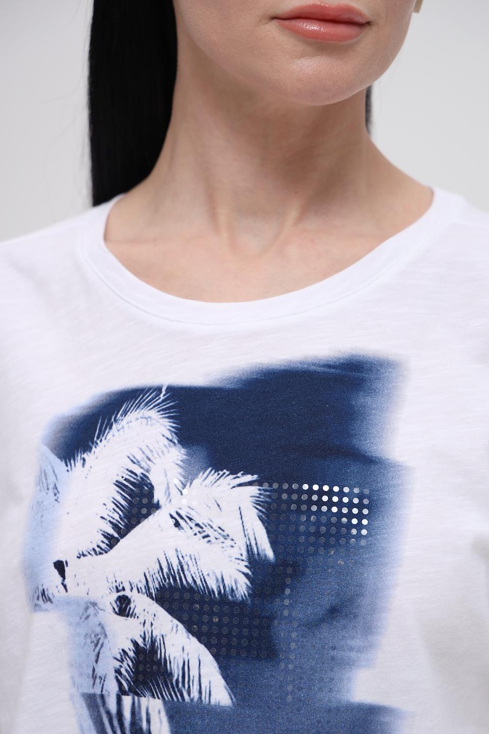 Футболка Lecomte с принтом пальм