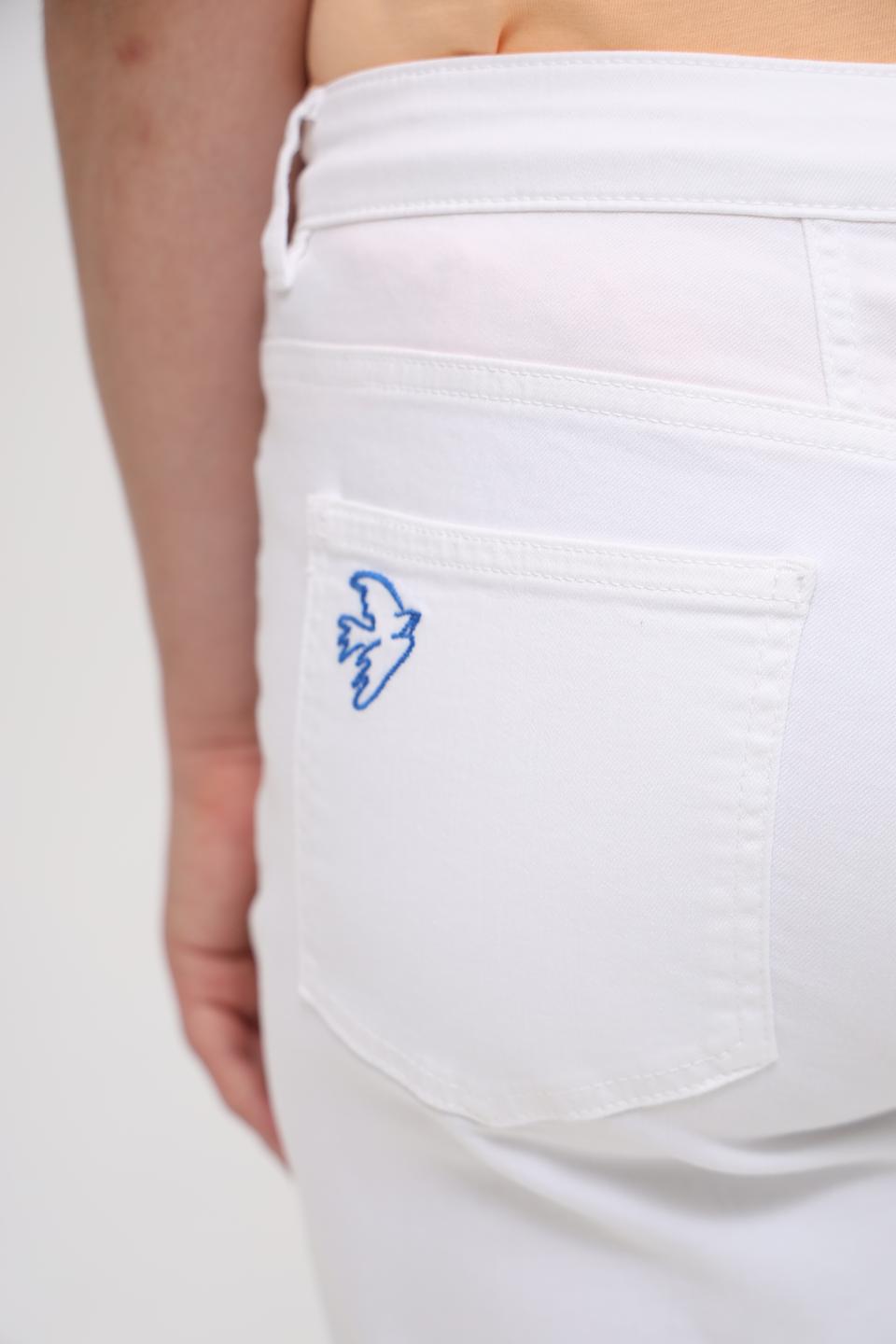 Джинсы кюлоты Oui белые