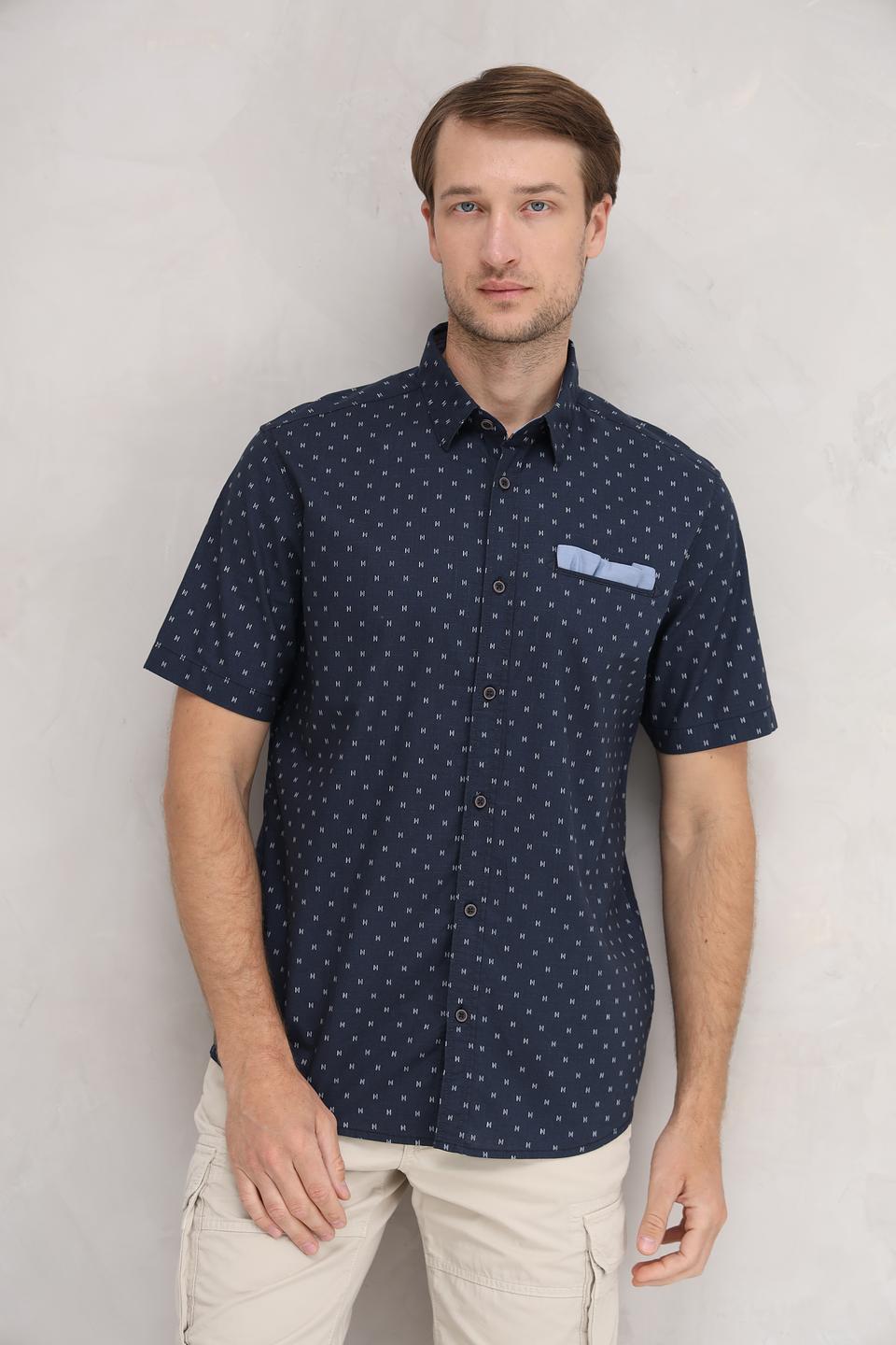 Рубашка кр Tom Tailor в горошек