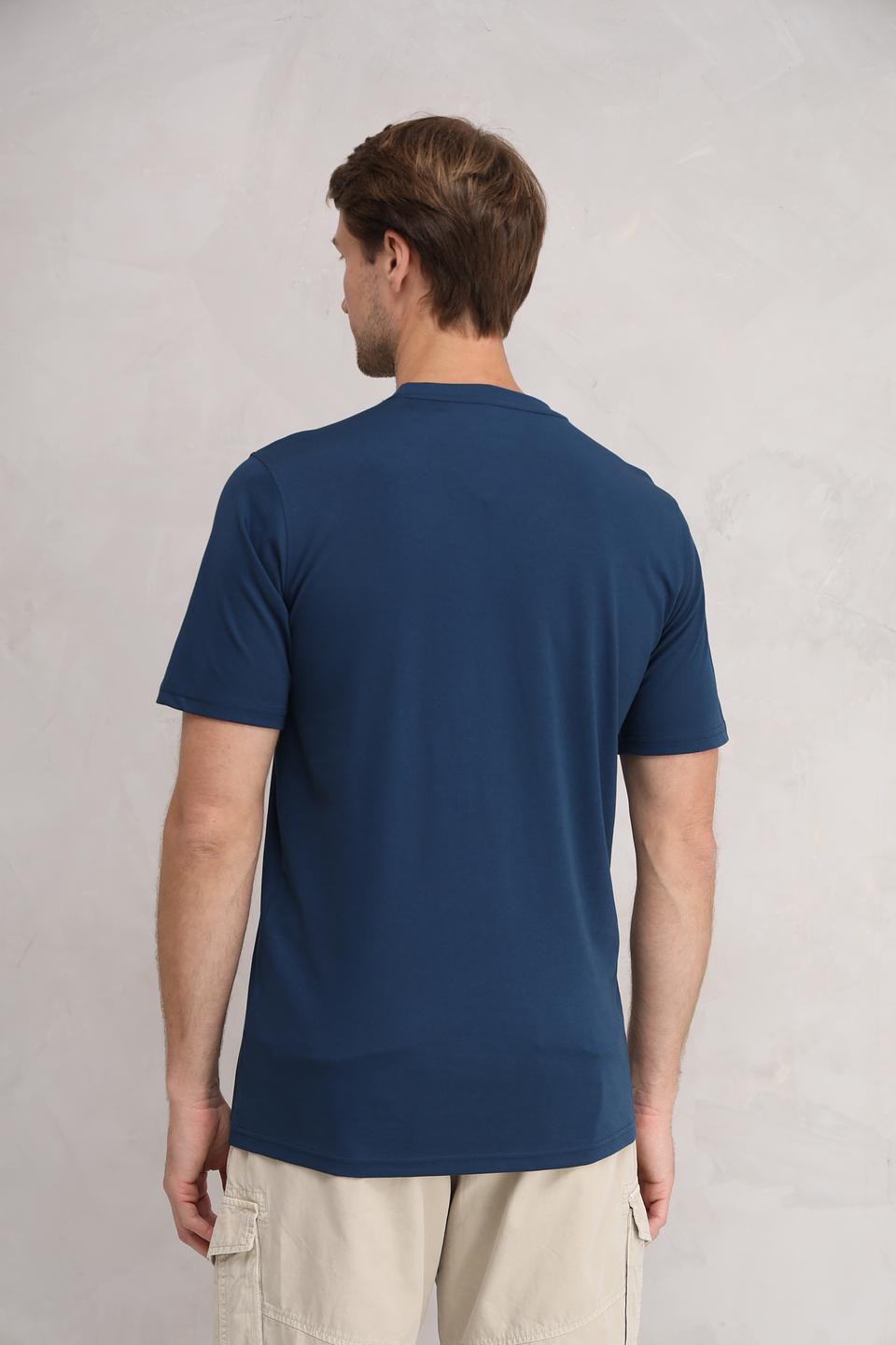 Футболка Casa Moda с карманом синяя