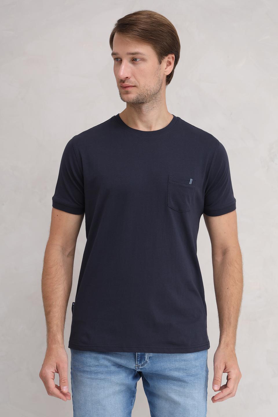 Футболка Sea Barrier с карманом темно-синяя