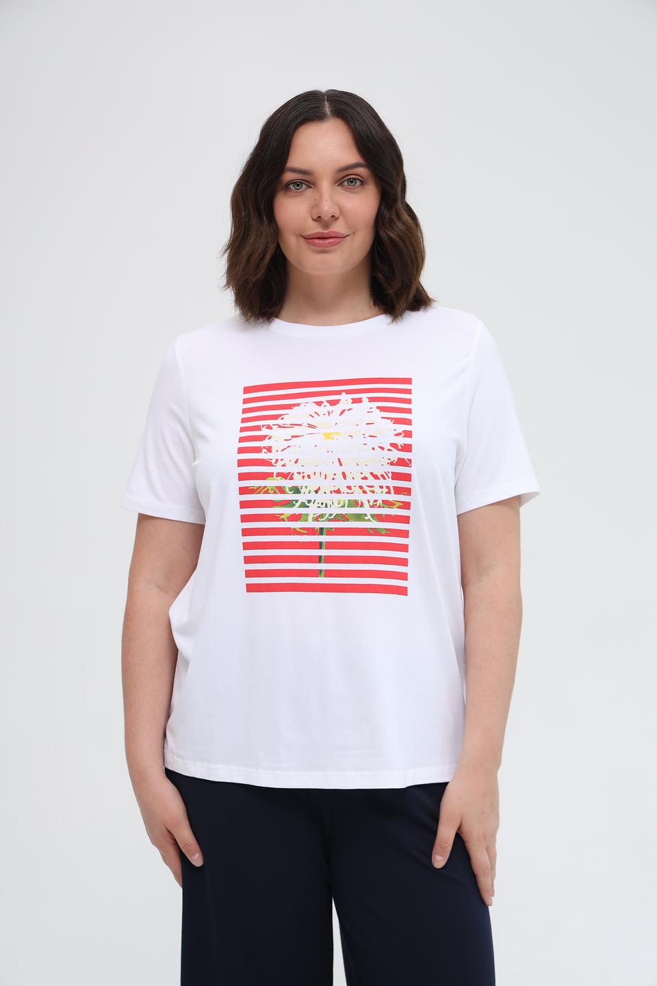 Футболка Samoon с принтом