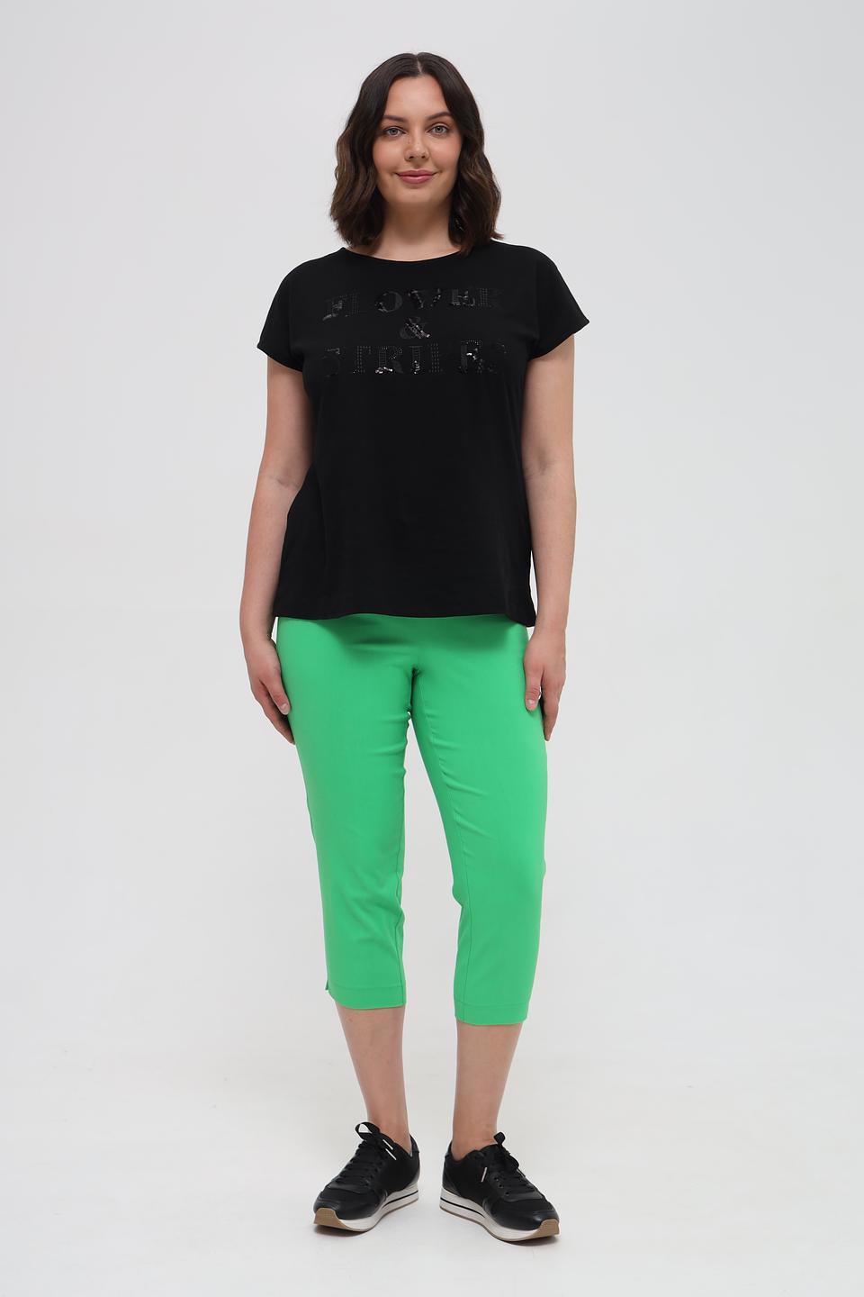 Брюки капри Via Appia лайм