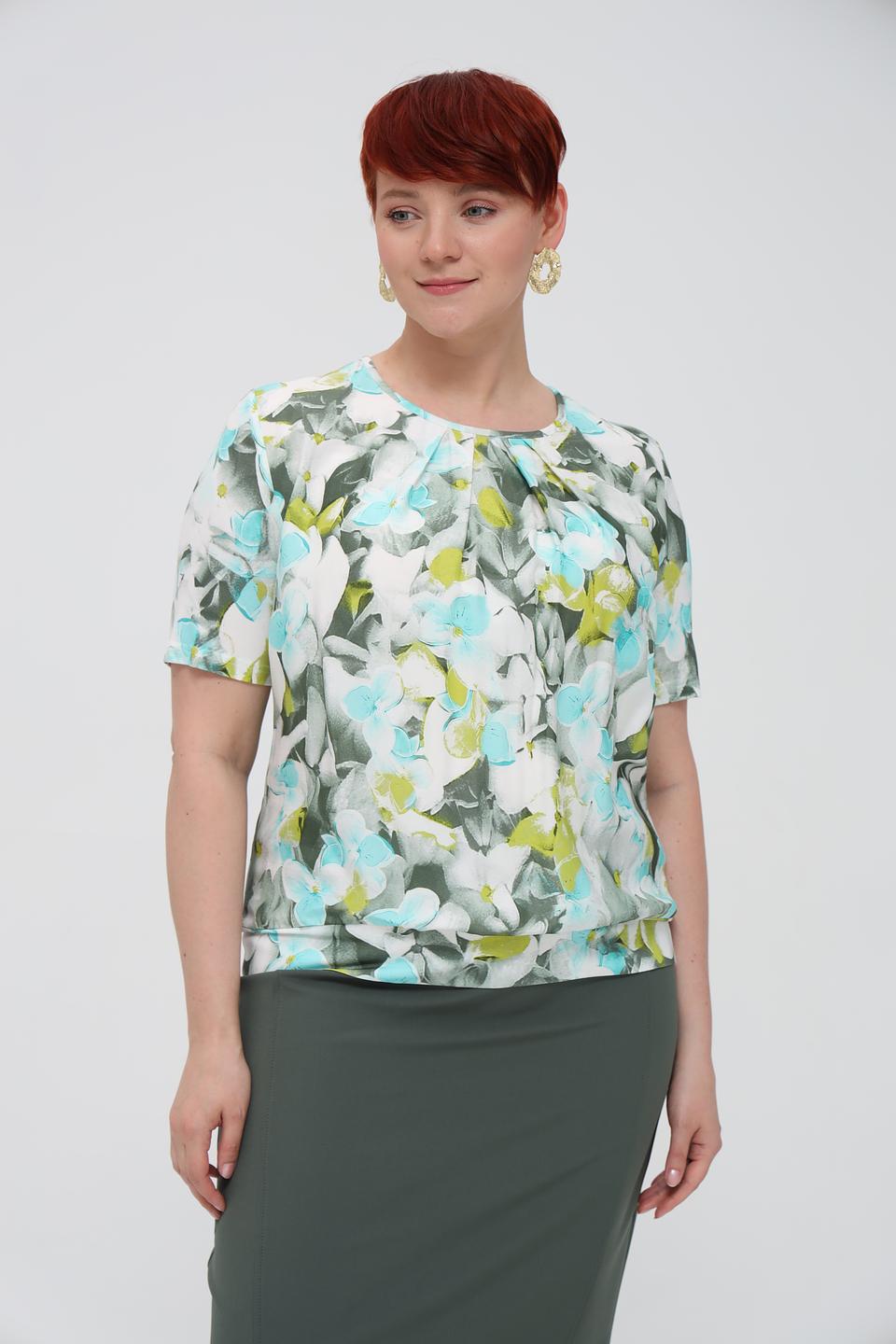 Блуза Frank Walder с цветочным принтом