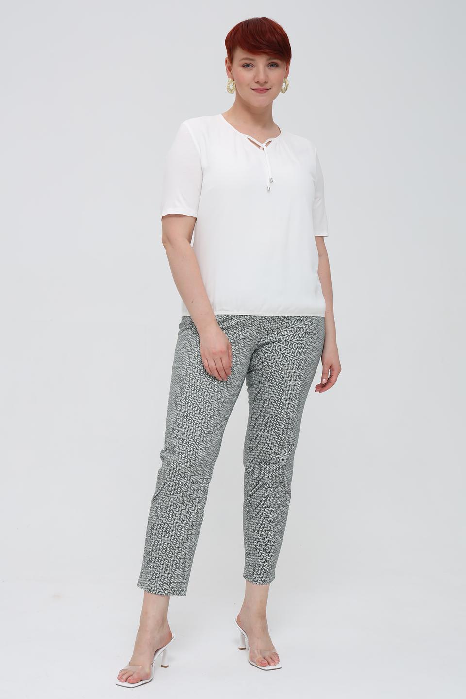 Блуза Frank Walder с завязками белая