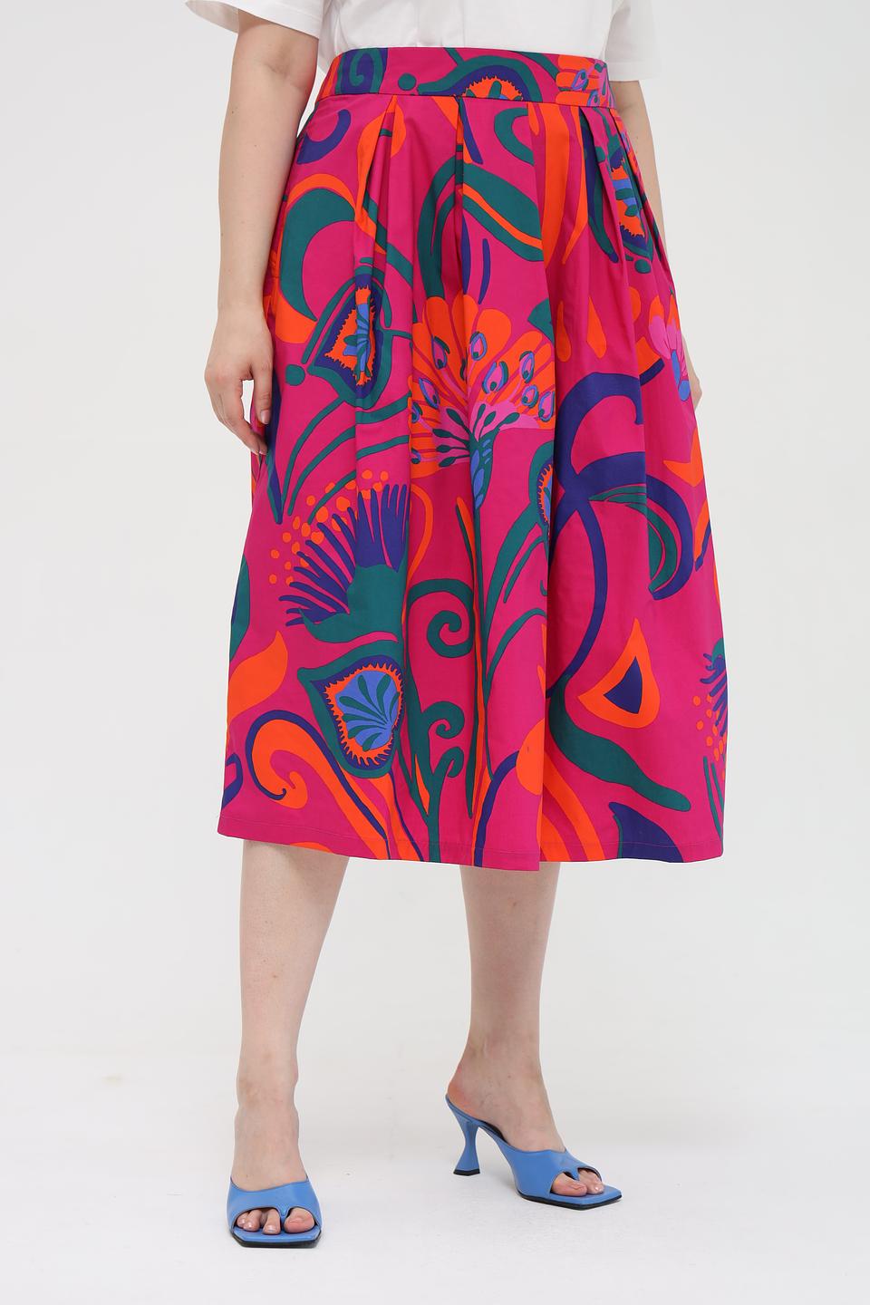 Юбка Oui с цветочным принтом