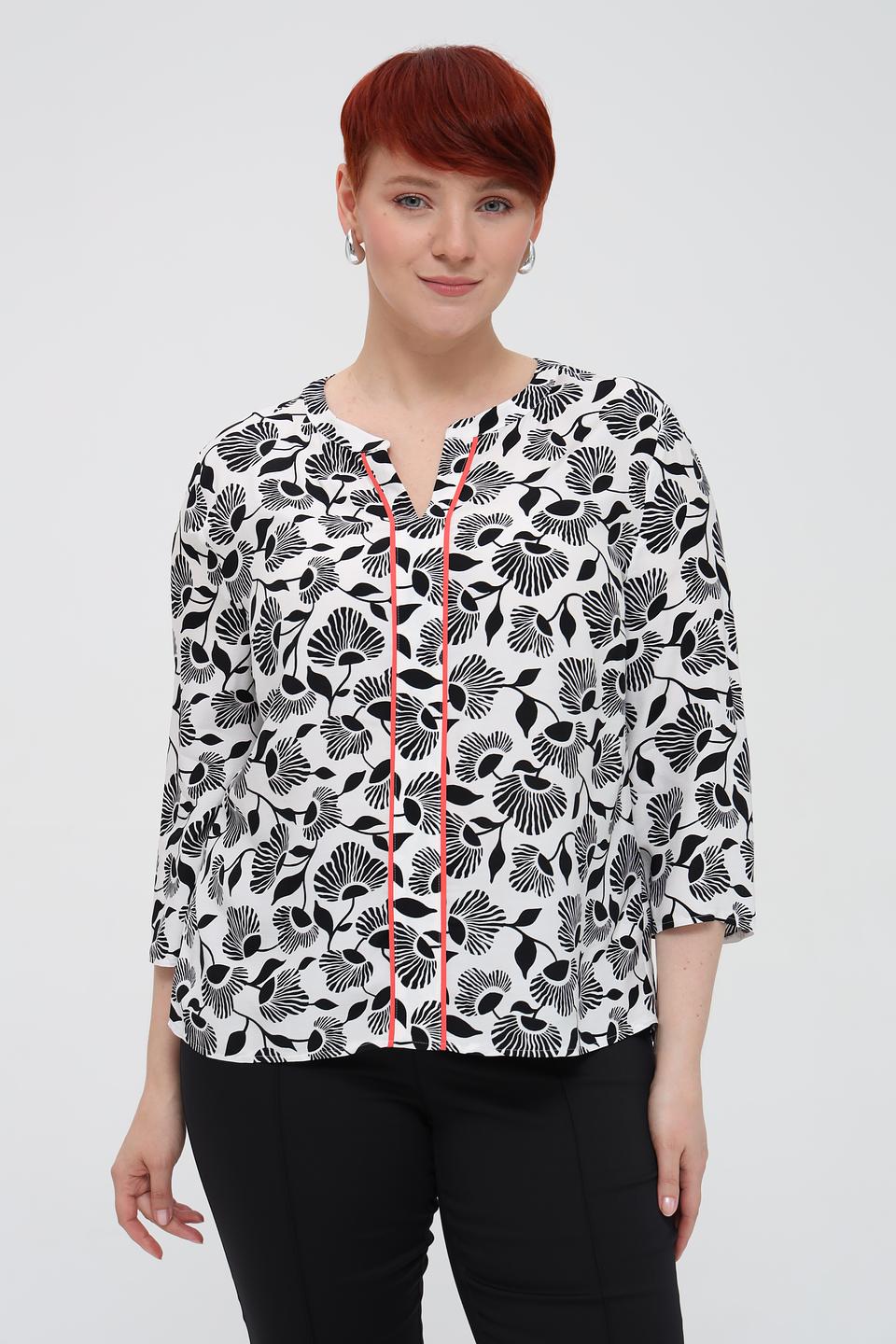 Блуза Frank Walder с цветочным принтом