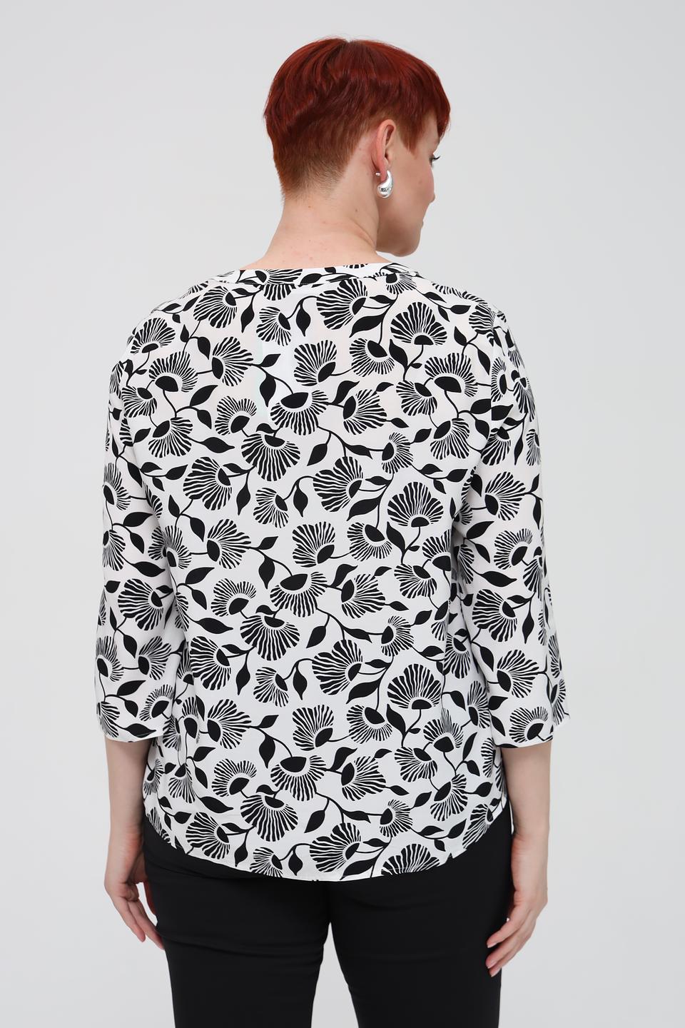 Блуза Frank Walder с цветочным принтом
