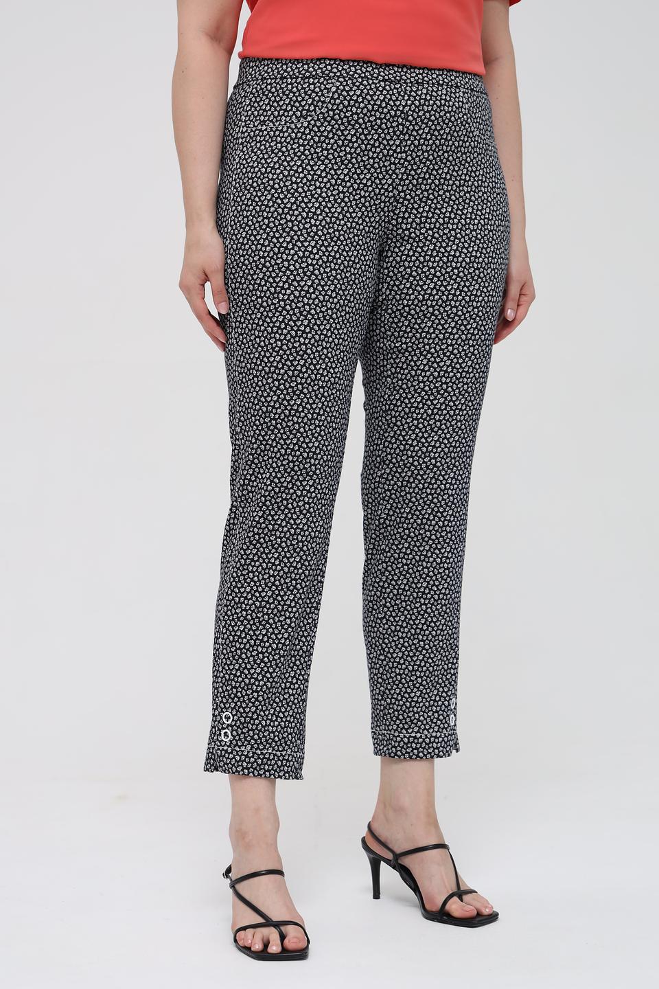 Брюки Frank Walder в мелкий принт