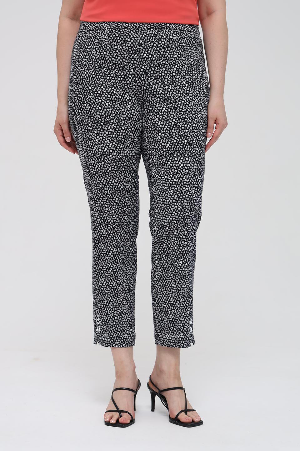 Брюки Frank Walder в мелкий принт