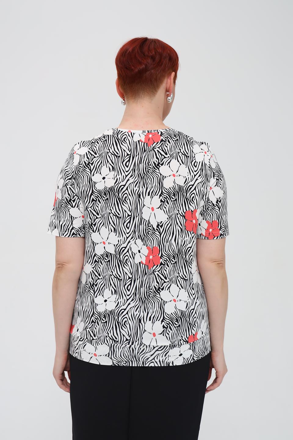 Блуза Frank Walder с цветочным принтом