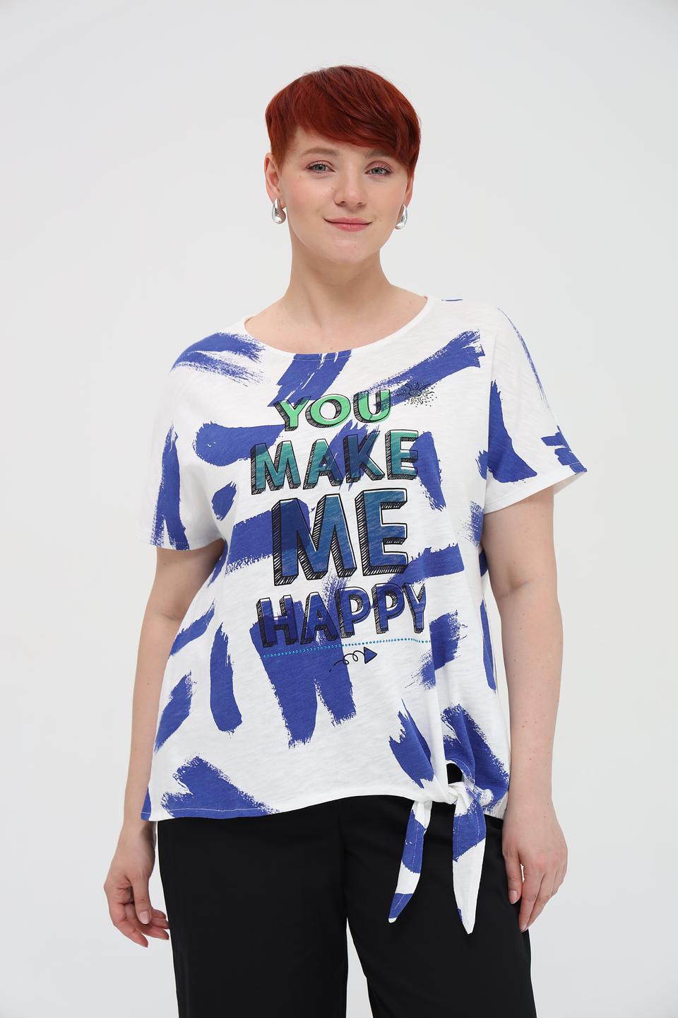 Футболка Frapp с принтом