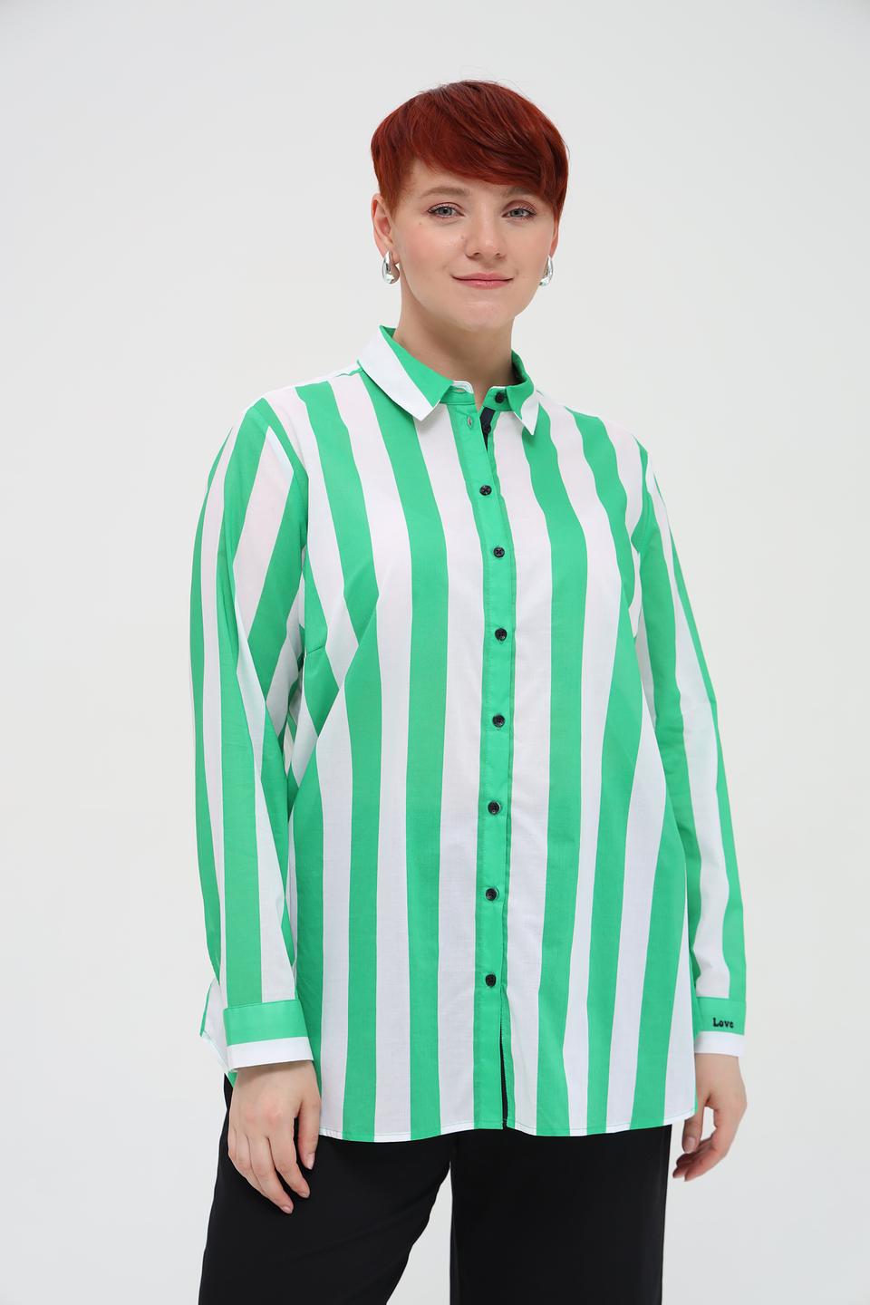 Рубашка Frapp в полоску