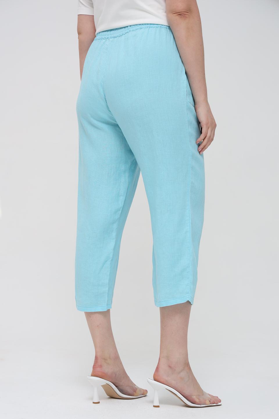 Брюки капри Rabe collection бирюзовые